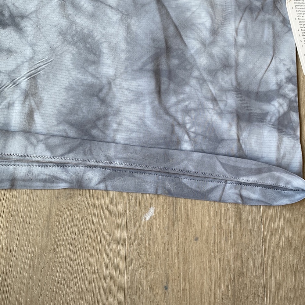 Swiftly tech racerback tank *race length marble dye rhino grey 6 lululemon nwt - Picture 4 of 13
